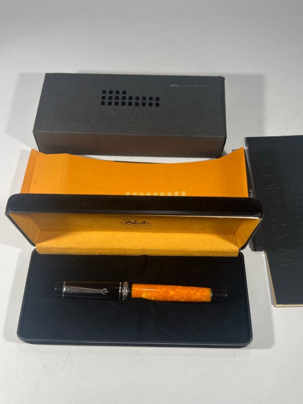 Delta Colosseum Limited Edition Roller Ball Pen 80140 #957/1926 Made in Italy